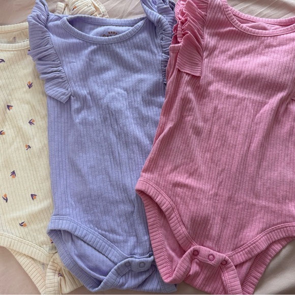 Cat & Jack Ruffled Bodysuits - Picture 1 of 1